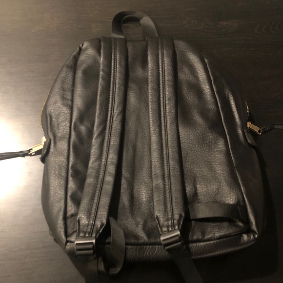 Juicy Couture Black Backpack with Gold Hardware and Stud Detail NEW main image 4